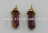 NGP5040 8*30mm sticks mookaite gemstone pendants wholesale