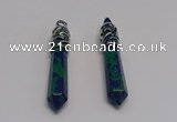 NGP5406 10*65mm sticks synthetic lapis lazuli pendants wholesale