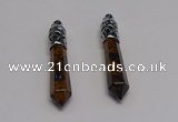 NGP5410 10*65mm sticks mahogany obsidian pendants wholesale