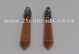 NGP5416 10*65mm sticks red aventurine pendants wholesale