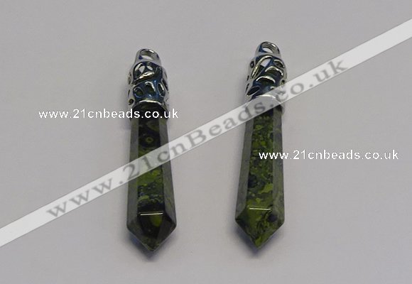 NGP5420 10*65mm sticks kambaba jasper pendants wholesale