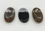 NGP5505 28*50mm oval agate gemstone pendants wholesale