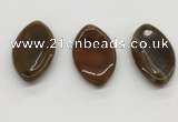 NGP5507 28*50mm marquise agate gemstone pendants