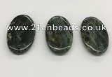 NGP5514 30*50mm oval ocean agate pendants wholesale