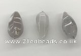 NGP5544 14*40mm - 23*58mm teardrop agate gemstone pendants