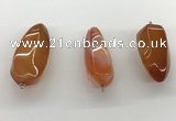 NGP5546 14*40mm - 23*58mm teardrop agate gemstone pendants