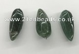 NGP5556 14*40mm - 23*58mm teardrop Canadian jade pendants