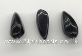 NGP5561 14*40mm - 23*58mm teardrop blue goldstone pendants