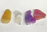 NGP5729 20*40mm - 30*45mm freeform agate pendants wholesale