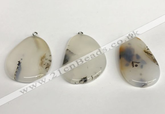 NGP5736 25*38mm - 32*45mm freeform agate pendants wholesale