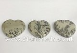 NGP5760 35*35mm heart jasper gemstone pendants wholesale