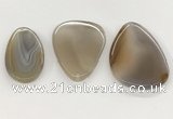 NGP5790 28*50mm - 45*65mm freeform agate slab pendants