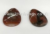 NGP5794 35*55mm flat teardrop agate pendants wholesale