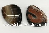 NGP5795 40*60mm flat teardrop agate pendants wholesale