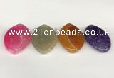 NGP5816 30*50mm marquise agate gemstone pendants wholesale