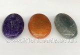 NGP5818 30*50mm oval agate gemstone pendants wholesale