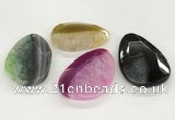 NGP5822 35*55mm - 40*60mm faceted freeform agate gemstone pendants