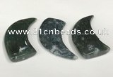 NGP5835 22*55mm - 25*55mm horn agate gemstone pendants wholesale