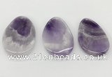 NGP5855 30*50mm - 40*60mm freeform dogtooth amethyst pendants