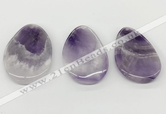 NGP5855 30*50mm - 40*60mm freeform dogtooth amethyst pendants