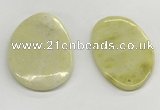 NGP5863 35*55mm - 38*58mm freeform lemon jade pendants wholesale