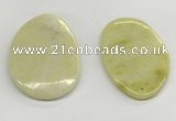 NGP5863 35*55mm - 38*58mm freeform lemon jade pendants wholesale