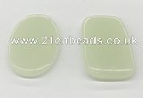 NGP5866 30*50mm freeform moonstone pendants wholesale