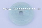 NGP603 5pcs 7*35mm amazonite gemstone donut pendants wholesale