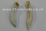 NGP6084 12*60mm – 18*65mm horn wolf tooth pendants wholesale