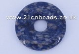 NGP611 5pcs 7*40mm new sodalite gemstone donut pendants wholesale