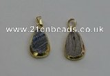 NGP6130 15*20mm freeform druzy agate pendants wholesale