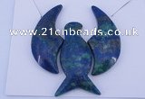 NGP64 Fashion chrysocolla gemstone pendants set jewelry wholesale