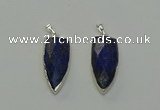 NGP6563 12*35mm - 15*40mm arrowhead lapis lazuli pendants