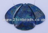 NGP67 Fashion chrysocolla gemstone pendants set jewelry wholesale