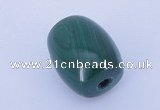 NGP707 16*19mm drum natural malachite gemstone pendant