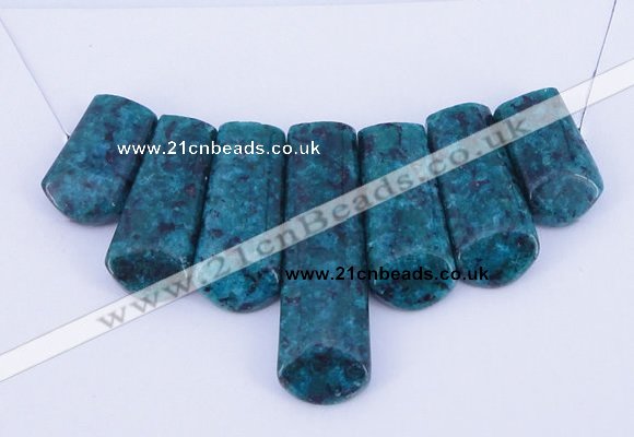 NGP71 Fashion chrysocolla gemstone pendants set jewelry wholesale