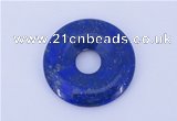 NGP721 5*30mm natural lapis lazuli gemstone donut pendant