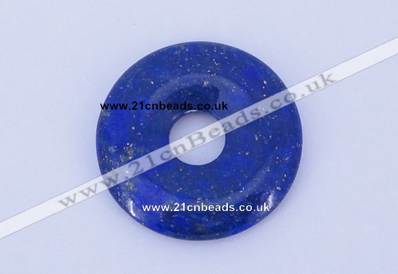 NGP721 5*30mm natural lapis lazuli gemstone donut pendant