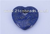 NGP723 26*26mm heart natural lapis lazuli gemstone pendant