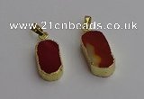 NGP7244 10*20mm - 10*22mm oval mookaite gemstone pendants