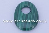 NGP734 20*30mm oval natural malachite gemstone pendant wholesale