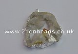 NGP7382 45*50mm - 50*55mm freeform druzy agate pendants