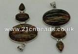 NGP8036 50*82mm - 52*86mm Africa stone pendant set jewelry