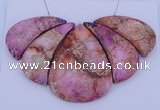 NGP84 Dyed imperial jasper gemstone pendants set jewelry wholesale