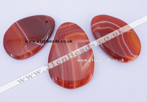 NGP863 5PCS 30-45mm*50-60mm freeform agate gemstone pendants