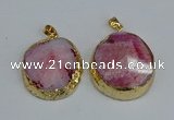 NGP8690 28*35mm - 30*40mm freeform agate pendants wholesale