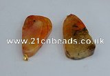 NGP8715 28*38mm - 40*45mm freeform agate pendants wholesale