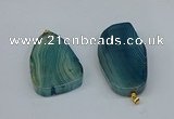 NGP8718 28*38mm - 40*45mm freeform agate pendants wholesale