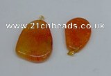 NGP8725 28*40mm - 30*54mm freeform agate pendants wholesale