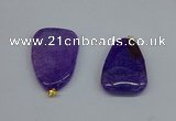 NGP8726 28*40mm - 30*54mm freeform agate pendants wholesale